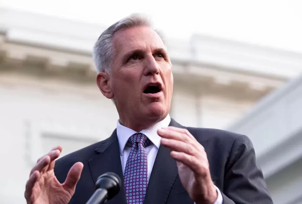 Vocero republicano de la Cámara de Representantes, Kevin McCarthy.