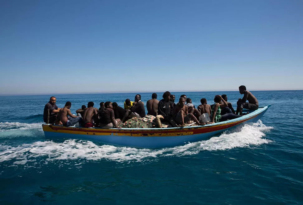 Migrantes en Libia