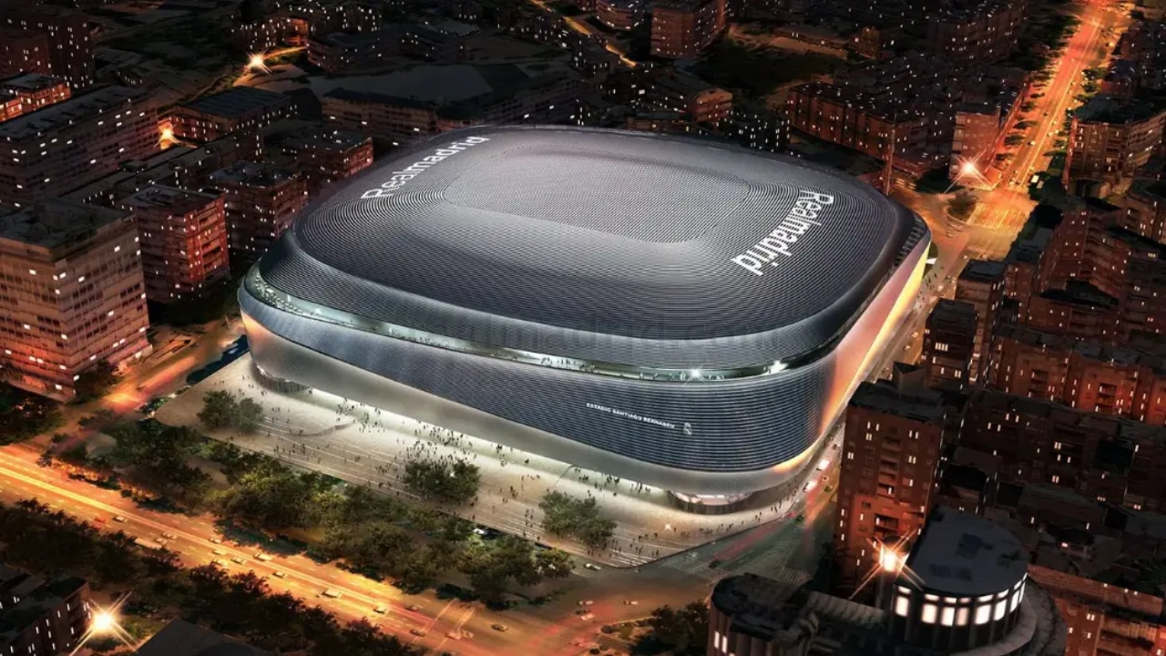 El futurístico estadio Santiago Bernabéu en Madrid inaugura sus espectáculos musicales