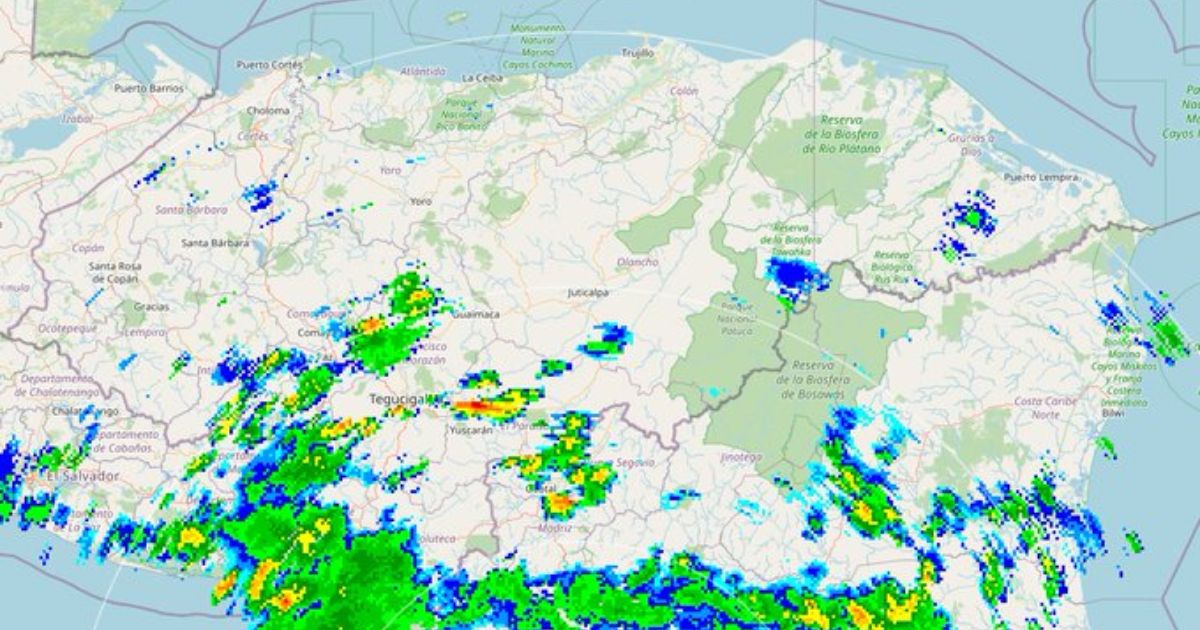 Lluvias persistentes en todo el territorio nacional