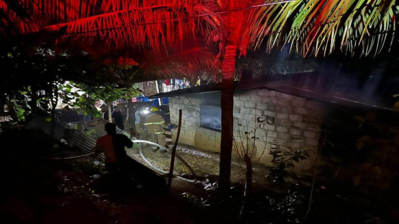 Mueren dos hermanas, de 3 y 6 años, al incendiarse su casa en el Caribe de Honduras