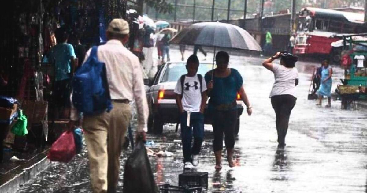 Lluvias en todo el país