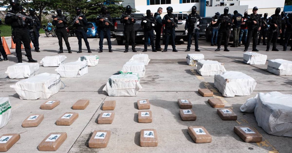 Decomiso de 500 kilos de cocaína en el Caribe Hondureño