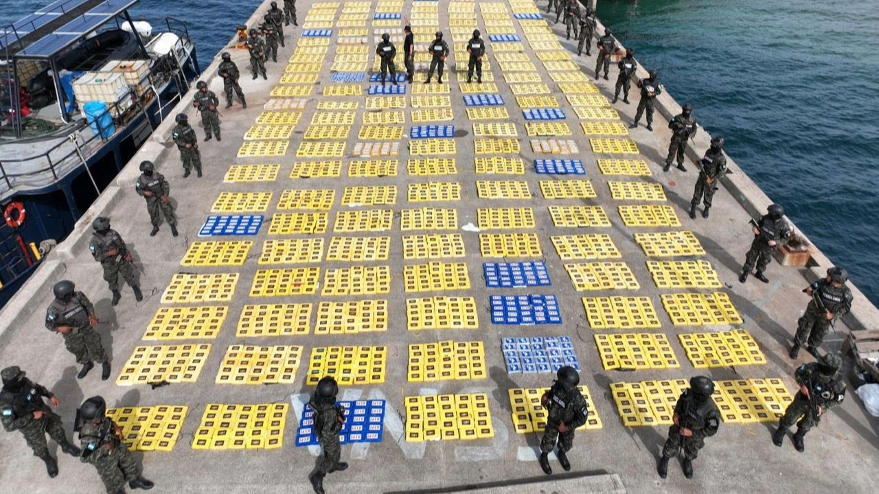 1,213 millones de lempiras cuesta cocaína incautada por la Naval