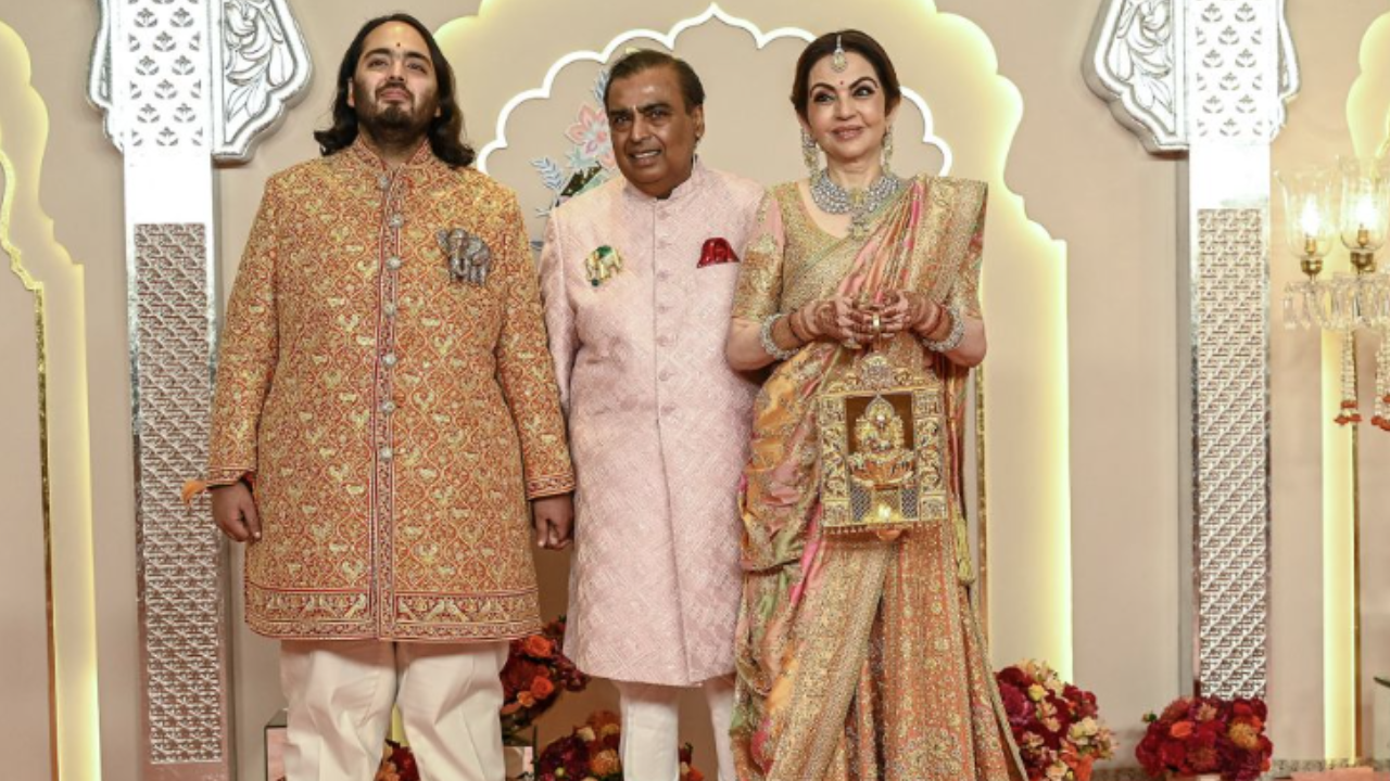 Anant Ambani celebra su extravagante boda con Radhika Merchant en Bombay