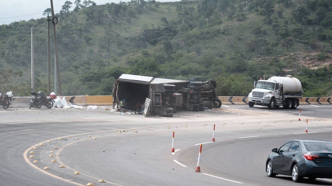 Accidente en cuesta de la virgen CA-5 (video)