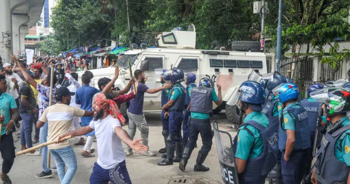 Disturbios mortales en Dhaka