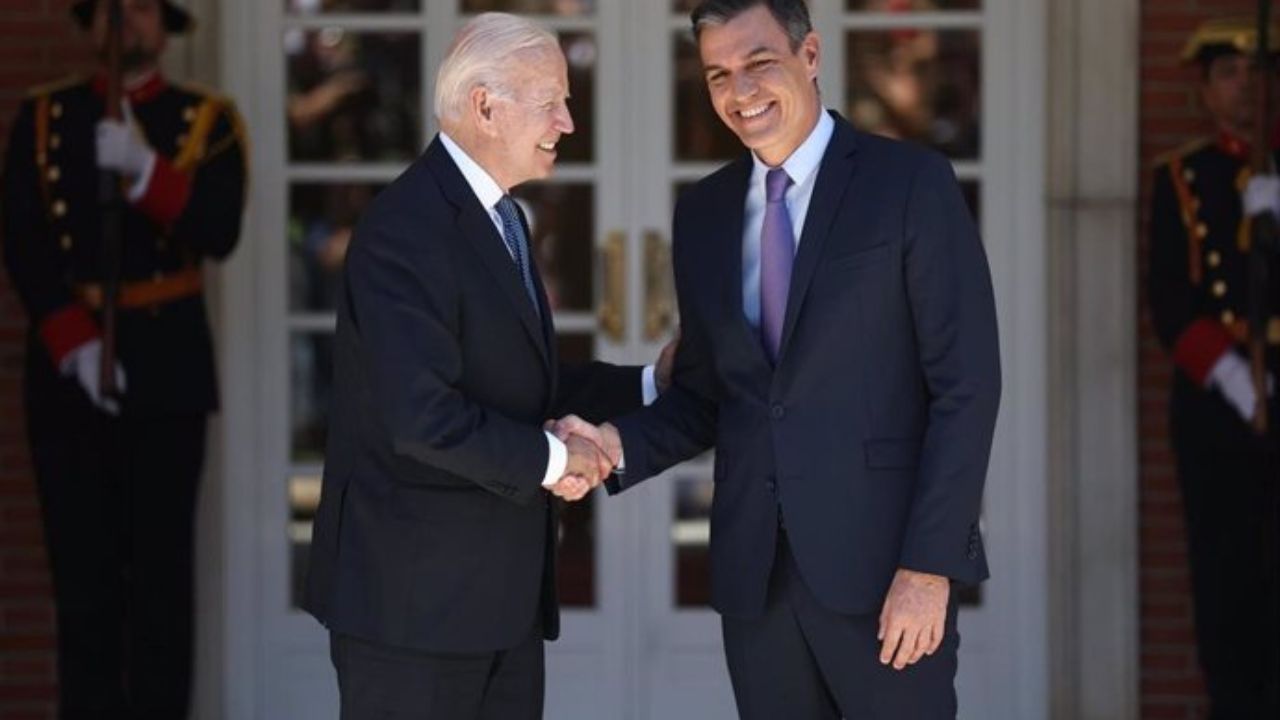 España respalda “alto al fuego en Gaza” junto a Biden