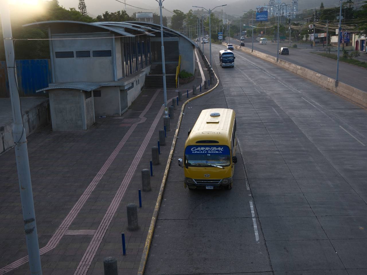 Transportistas paralizan la capital; Protesta sin paro nacional (video)