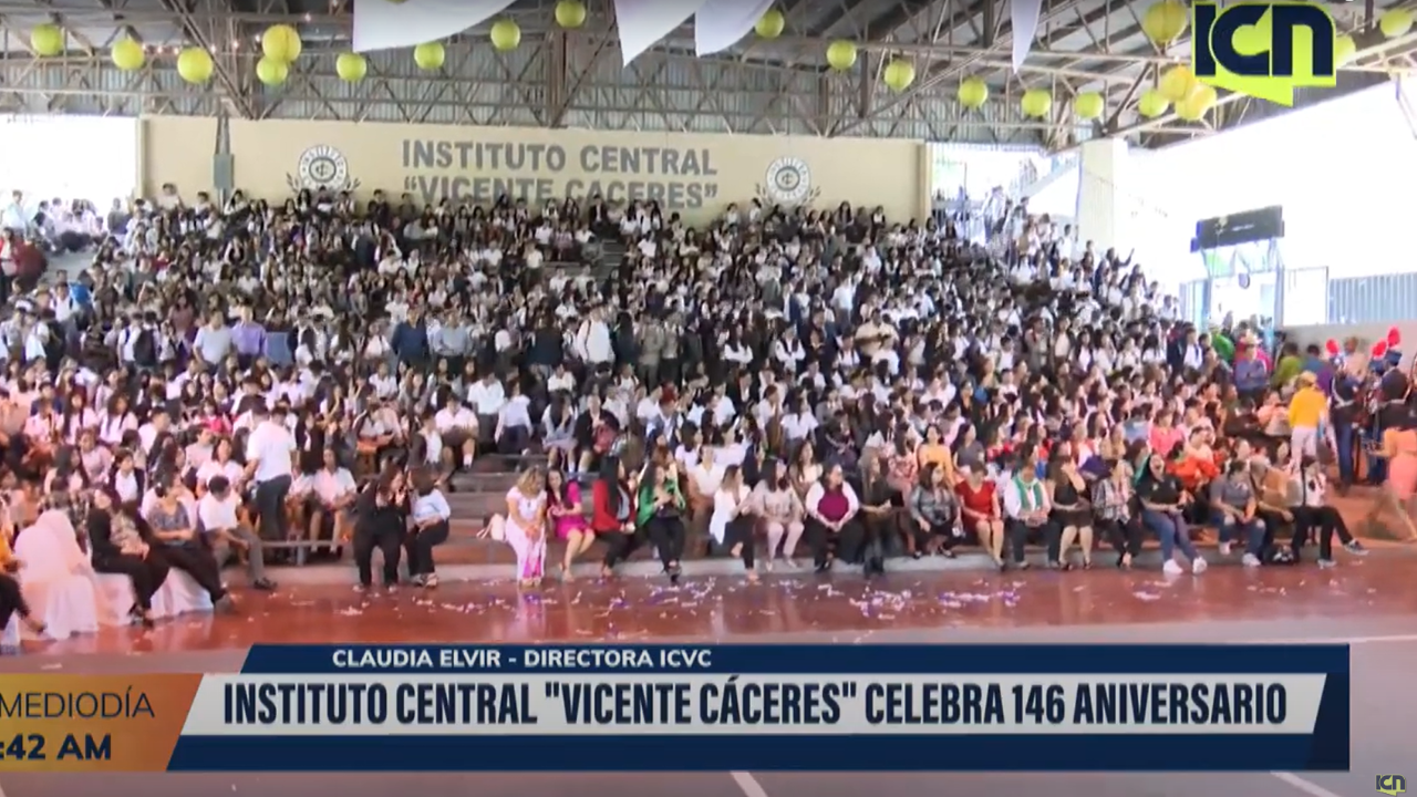 Instituto Central “Vicente Cáceres” celebra 146 aniversario