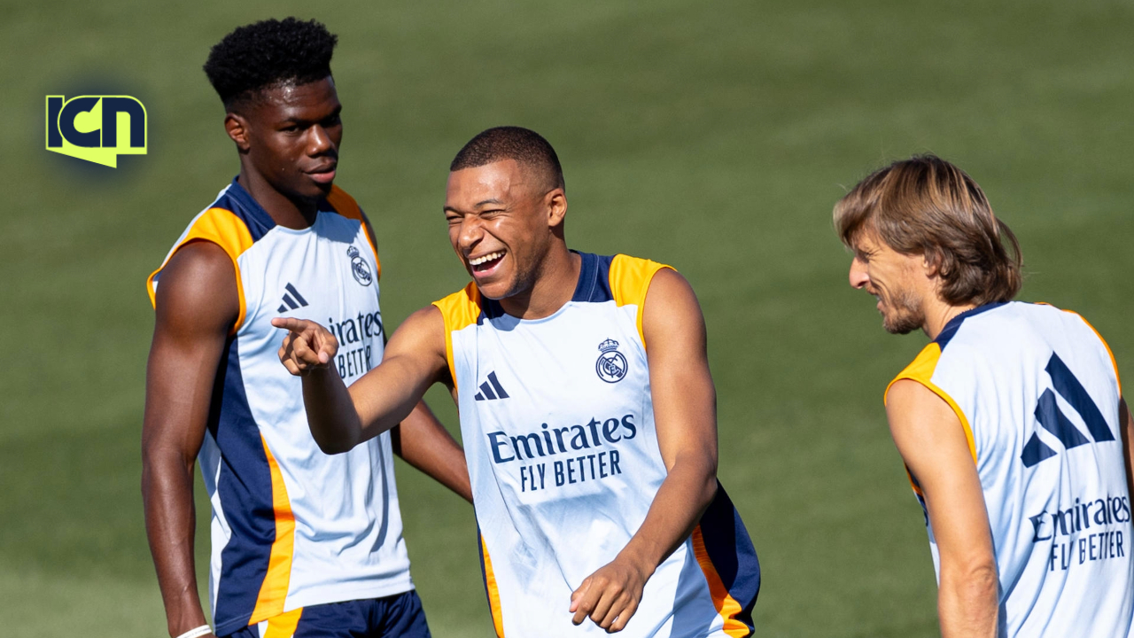 Entrenamiento del Real Madrid.