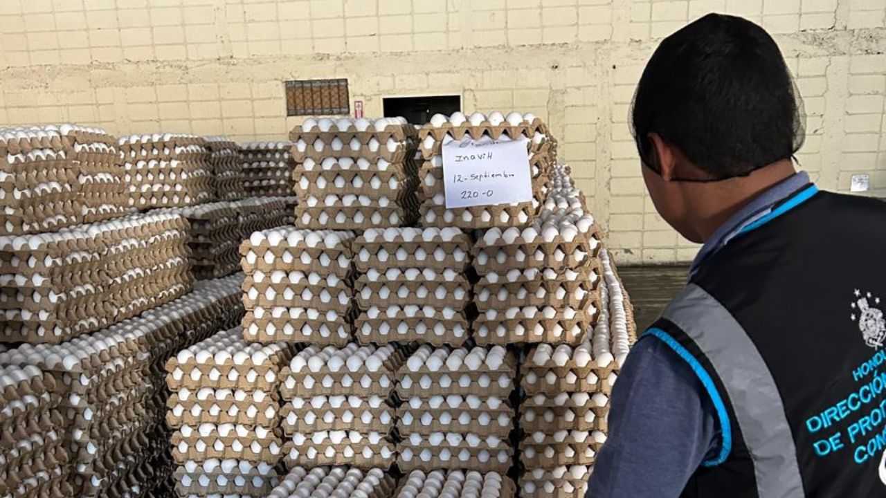 Protección al Consumidor: Operativo en Tegucigalpa contra subida de precios de huevos